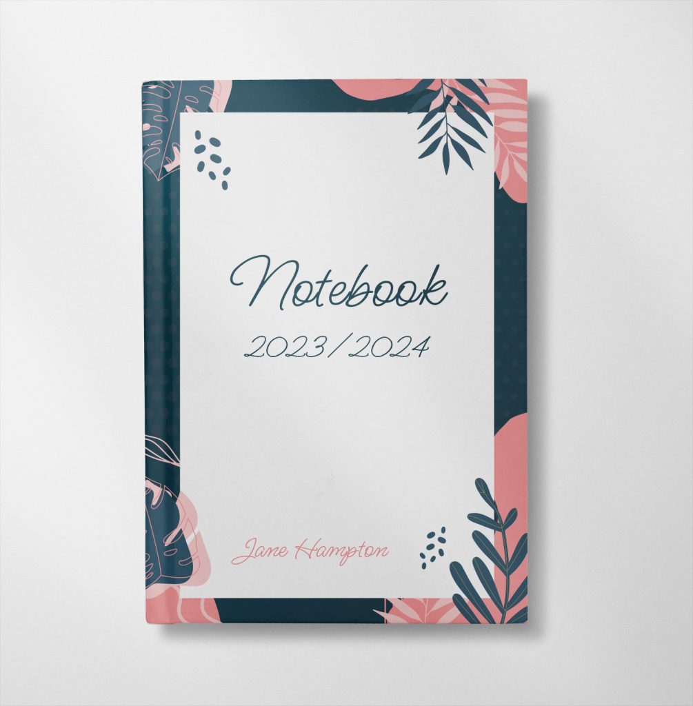 Abstract Personalised Notebook