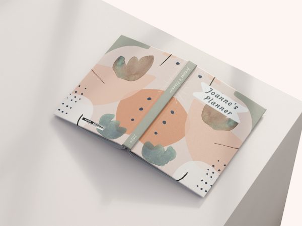 Personalised Abstract Neutral Notebook Cover