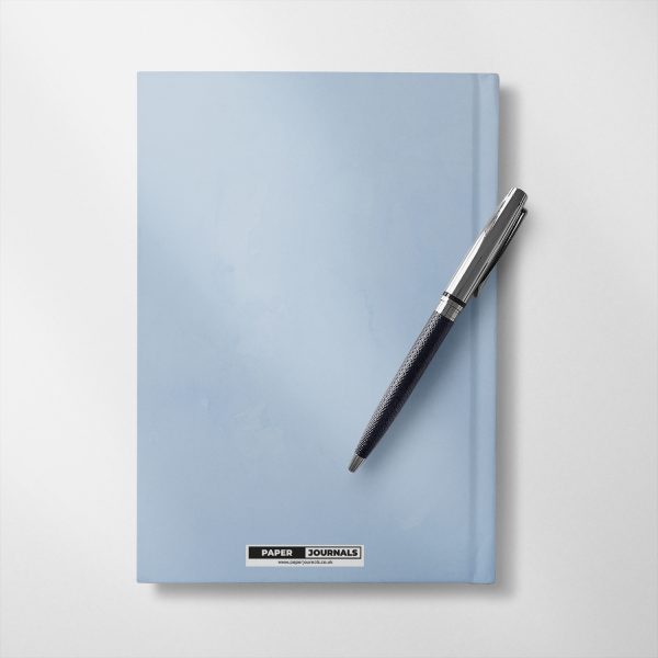 Personalised Blue leaf design Notebook