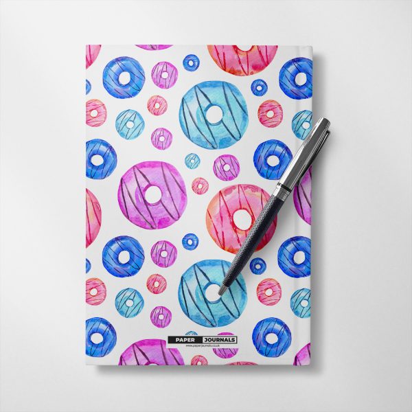 Personalised Purple donut design Notebook