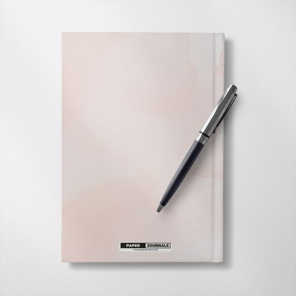 Personalised Watercolour Floral Notebook