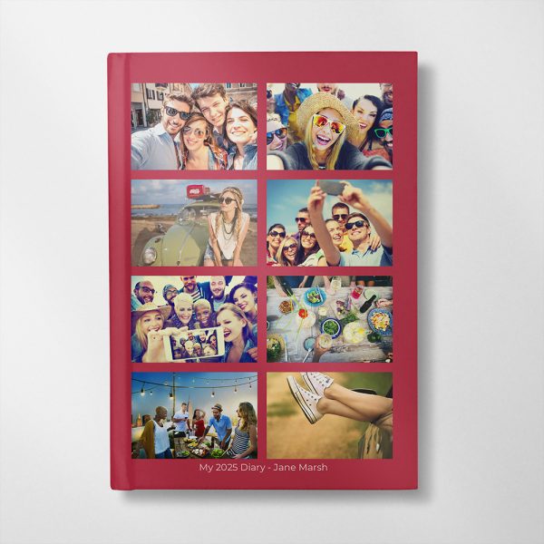 photo upload personalised 2025 diary