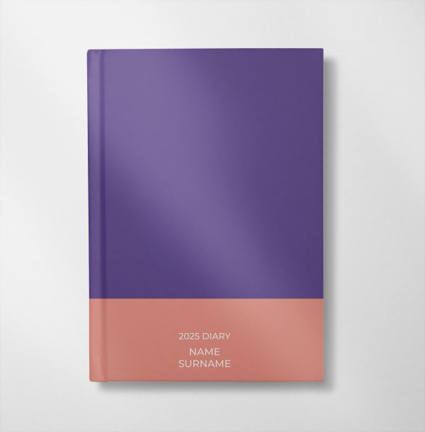 2025 Diary - Violet and Dahlia - Block Colour