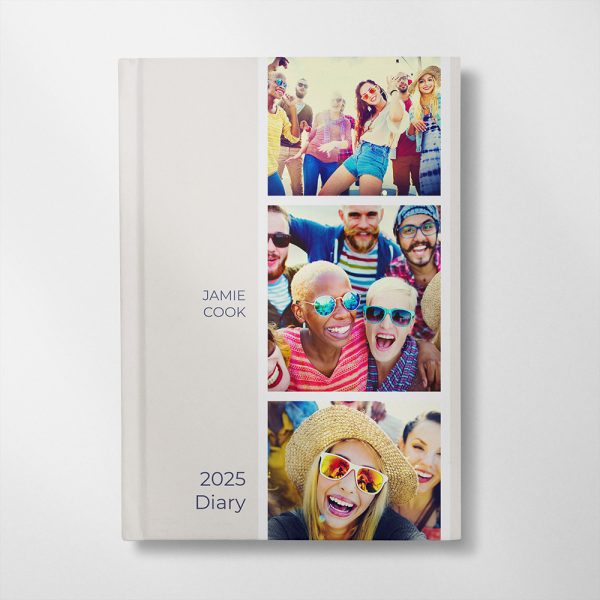 photo upload personalised 2025 diary