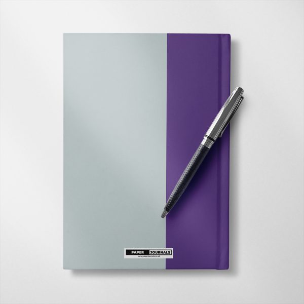 Stripe Purple & Ice Notebook - Image 2